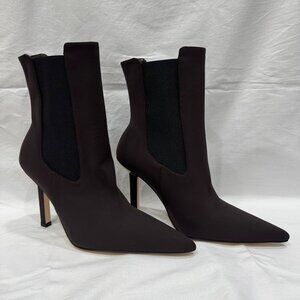Good American Brown Heeled Boot